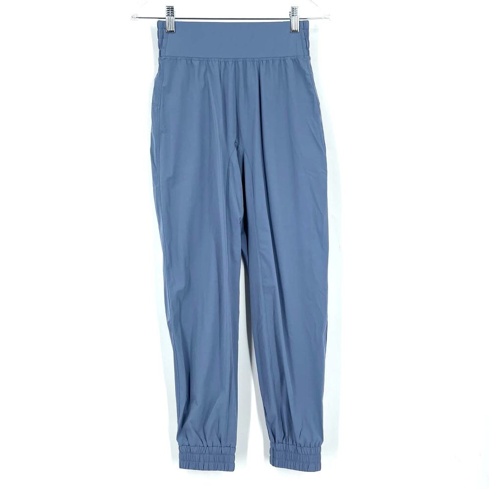 Halara‎ High Waisted Casual Jogger Pants Troposphere Blue XS NWT